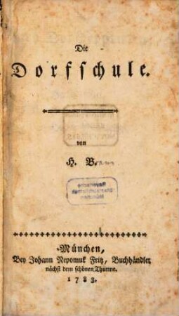Die Dorfschule