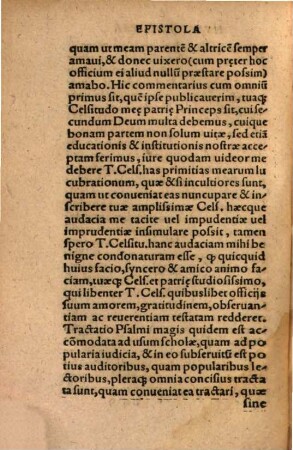 Commentarius in Psalmum XIX. Coeli enarrant gloriam Dei