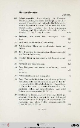 Herrenzimmer (Nr. 119-169)