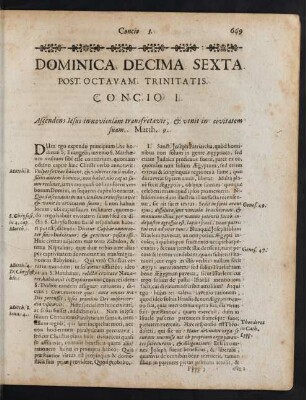 Dominica Decima Sexta Post Octavam Trinitatis