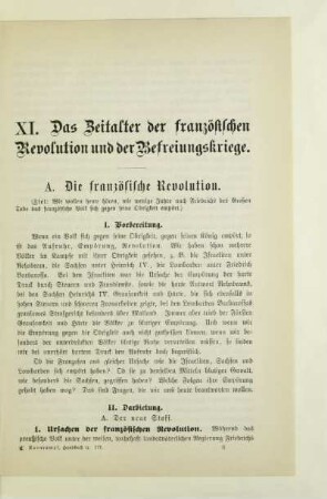 XI. Das Zeitalter der französischen Revolution und der Befreiungskriege