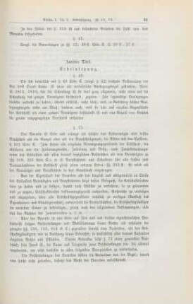 Zweiter Titel. Erbeinsetzung