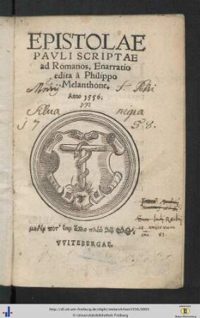 Epistolae Pavli Scriptae ad Romanos, Enarratio