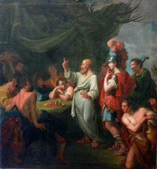 Sokrates belehrt den Feldherrn Perikles d. J.
