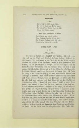 Lessing (1729 - 1781)