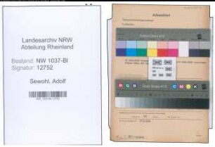 Entnazifizierung Adolf Sewohl , geb. 17.07.1909 ()