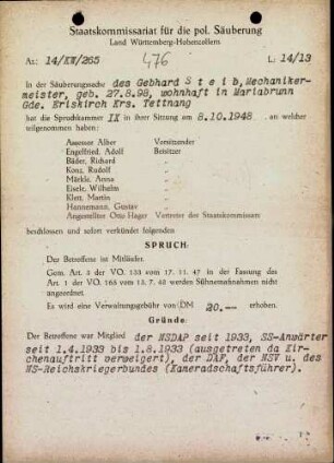 Steib, Gebhard