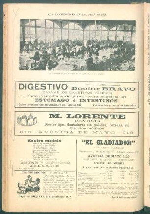 Los exámenes en la Escuela Naval