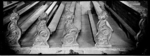 Niederrotweil Katholische Friedhofskirche Sankt Michael Kirchengestühl