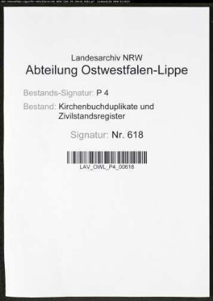 Kirchenbuchduplikate der katholischen Gemeinde (GHT 1850-1855, GHT 1857, GHT 1859-1865). (Gemeinde: Bremen, katholische Gemeinde )