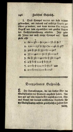 Dreyzehntes Gespräch.