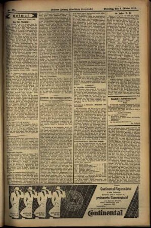 Zweite Ausgabe vom Dienstag, den 08. Oktober 1929.