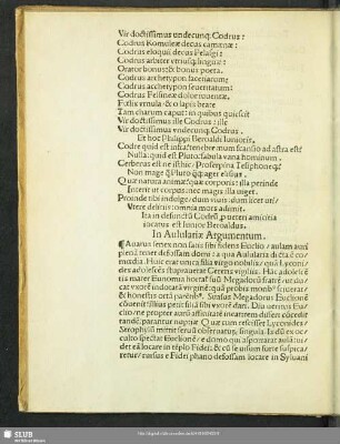 Aulularia