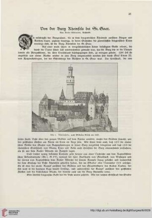6: Von der Burg Rheinfels bei St. Goar