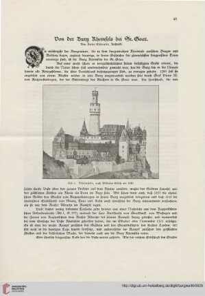 6: Von der Burg Rheinfels bei St. Goar