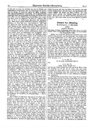 Semper der Jüngling (Schluß)
