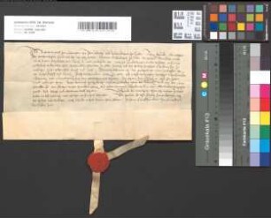 Quittung des Domdechanten, Grafen Reinhart von Leiningen über 300 Goldgulden.