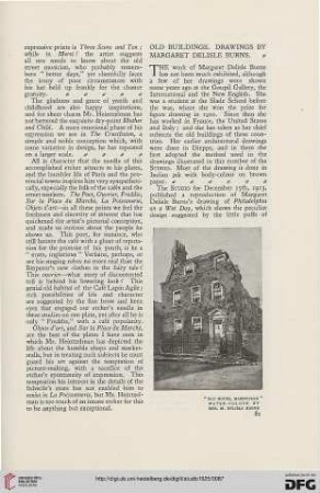 89: Old buildings : drawings by Margaret Delisle Burns