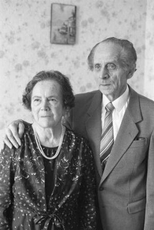 Diamanthochzeit der Eheleute Adolf und Anna Berenstecher aus der Geranienstraße