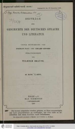 Die Heimat des Hildebrandslieds