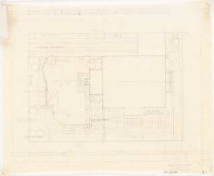 Garten Wichardt Alsenstraße 20, Berlin-Wannsee: Grundriss und Pflanzplan 1:100