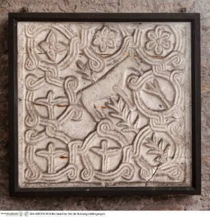 Relief mit Hirsch (von einer Chorschranke?)