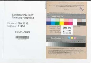 Entnazifizierung Adam Stauth , geb. 04.10.1899 (Polizeibeamter)