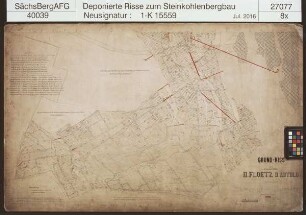 Gersdorfer Steinkohlenbauverein, Baue auf dem 2. Flöz (Hauptflöz), 2. Abteilung (mit Nachbringungen)