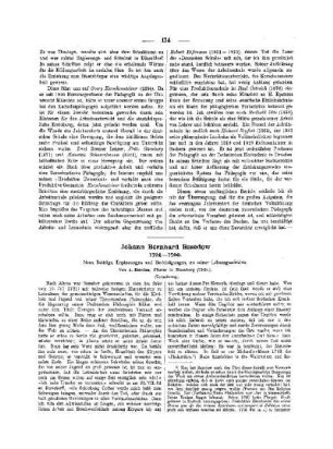 Johann Bernhard Basedow 1724-1790 : (Fortsetzung)
