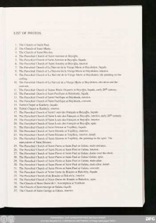 List Of Photos