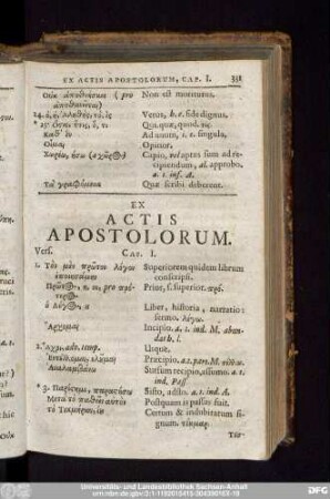 Ex Actis Apostolorum.