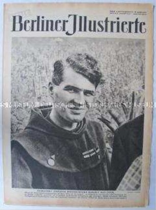 Wochenzeitschrift "Neue Berliner Illustrierte" u.a. zum Gedenktag für die Opfer des Faschismus in Berlin und über einen Kulturkongreß in Breslau (sic!)