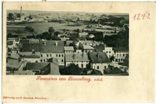Panorama von Riesenburg, östlich