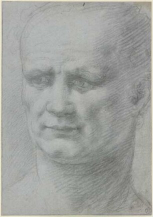 Kopf eines Mannes, nach antiker Porträtbüste des Vespasian (?)
