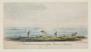 Überschwemmung der Sylter Wiesen