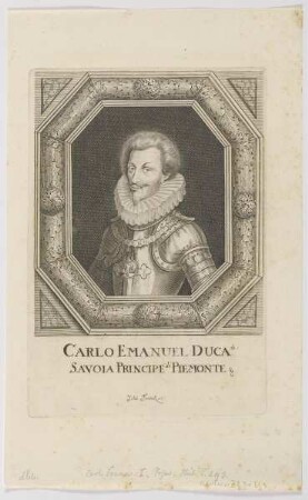 Bildnis des Carlo Emanuel, Duca di Savoia