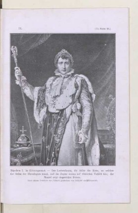 Napoleon I. im Krönungsornat