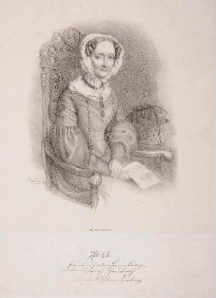 Bildnis von Amalie Wilhelmine Sieveking (1794-1859)