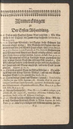 Der Ersten Abhandlung.