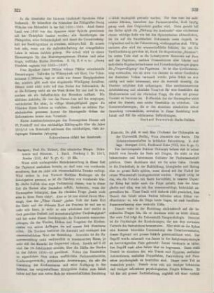 322-324 [Rezension] Dessoir, Max, Vom Jenseits der Seele