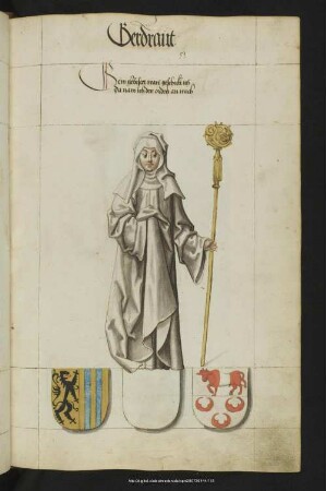 Bl. 53r: Gerdraut : Gertrud, Nonne (T. Dietrichs v.d. Niederlausitz)