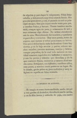 La Religion De Acuzamil