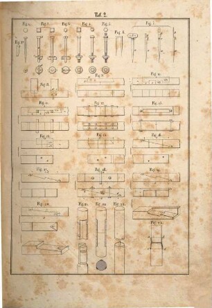 Allgemeine Bau-Constructions-Lehre : mit besonderer Beziehung auf das Hochbauwesen ; ein Leitfaden zu Vorlesungen und zum Selbstunterrichte, 2,[2]. Th. 2, Constructionen in Holz ; 2, Tafeln