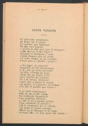 Carta tercera