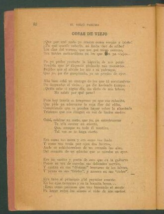 Cosas de viejo