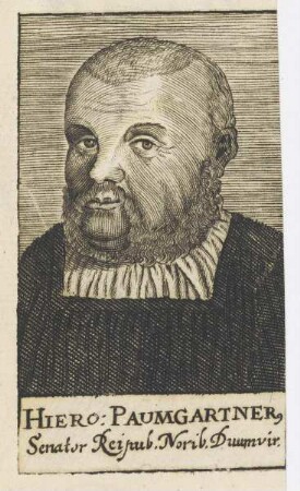 Bildnis des Hiero. Paumgartnerus
