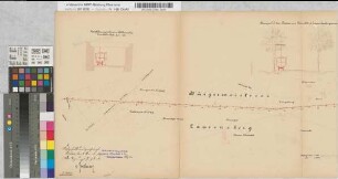 Einzelne Linien der Aachener Straßenbahn. Z.T. koloriert. (Fortsetzung) Gemeindegrenze-Landesgrenze