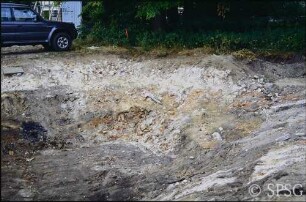 Königs Wusterhausen, Dokumentation zur Wiederherstellung, Südseite des Schlossgrabens.