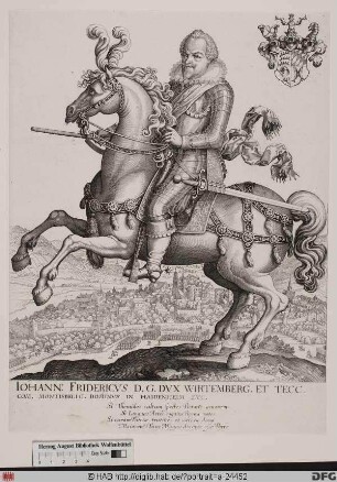 Bildnis Johann Friedrich, Herzog von Württemberg (reg. 1608-28)