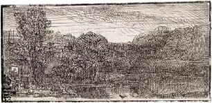 Kleine graue Landschaft